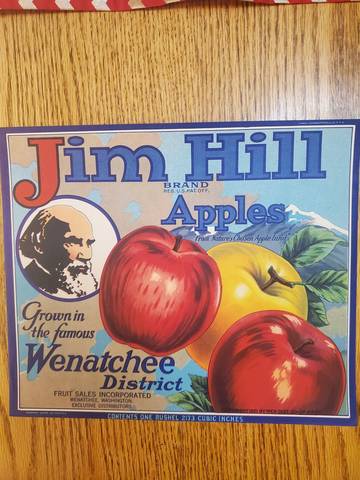 Jim Hill Blue Ridge Fruit Crate Label