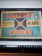 Maltese Cross Blue Blue