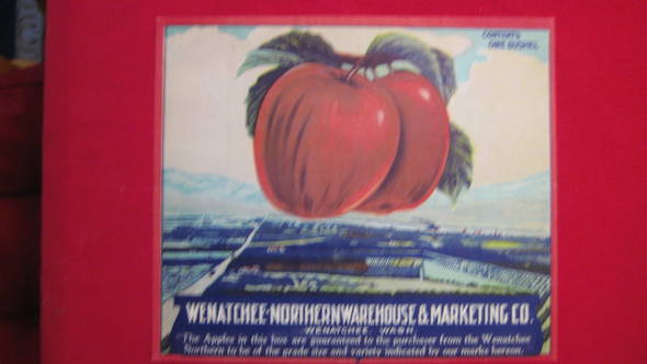 Wenatchee Northern Fruit Crate Label