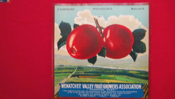 Wenatchee Valley Fruit Fruit Crate Label