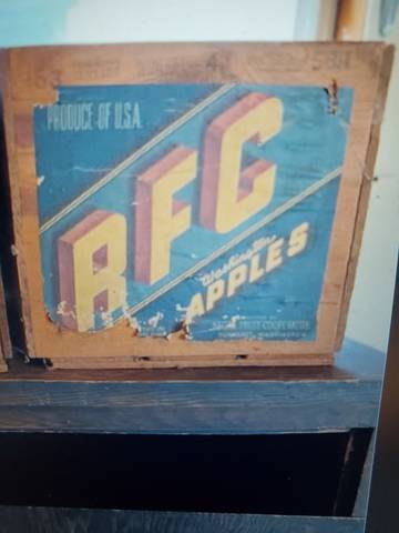 RFC Cooperative Fruit Crate Label