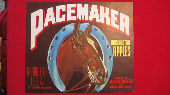Pacemaker Fruit Crate Label
