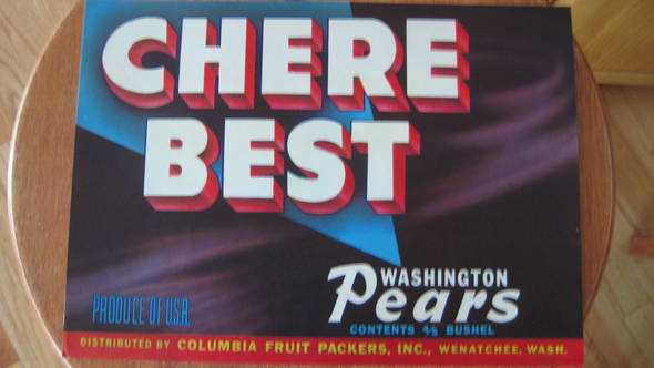Chere Best Fruit Crate Label