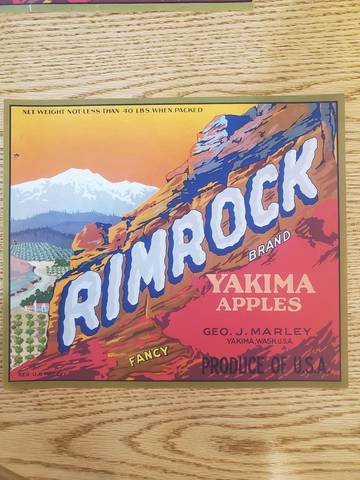 Rimrock Geo J Marley S-T Fruit Crate Label