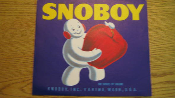 Snoboy Fruit Crate Label