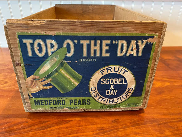 Top O The Day Fruit Crate Label