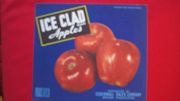 Ice Clad Fruit Crate Label