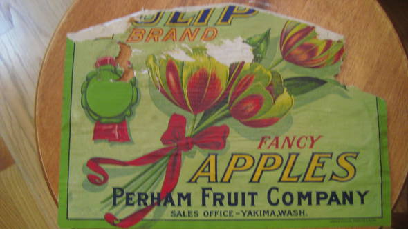 Tulip Old Fruit Crate Label