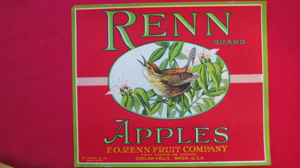 Renn Fruit Crate Label