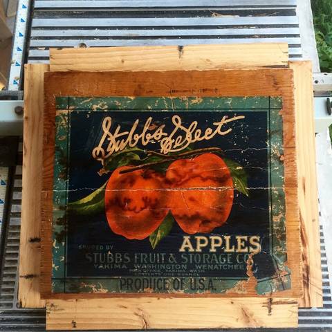 Stubbs Select Fruit Crate Label