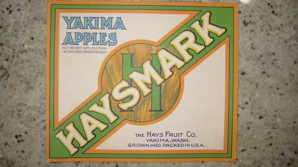 Haysmark Fruit Crate Label