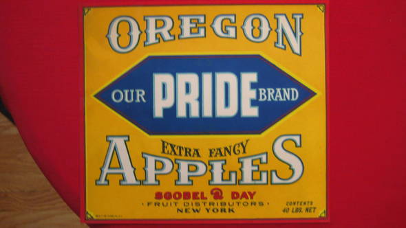 Our Pride Fruit Crate Label