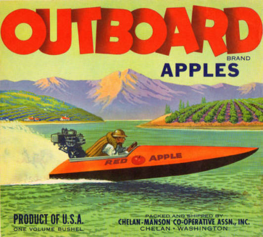 Outboard Fruit Crate Label