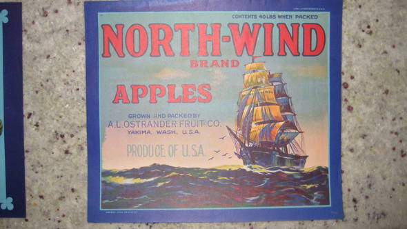 Northwind Fruit Crate Label