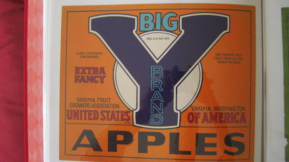 Big Y Fruit Crate Label