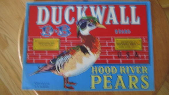 Duckwall D-B Fruit Crate Label