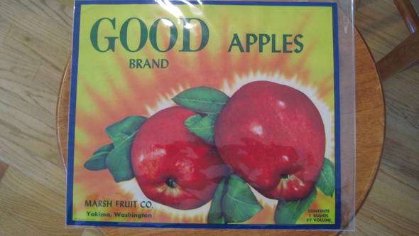 Good Stock Label Fruit Crate Label