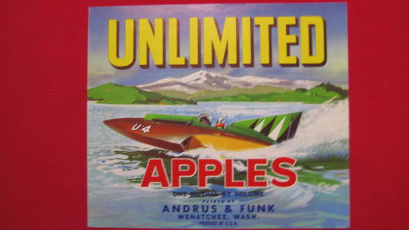 Unlimited Fruit Crate Label