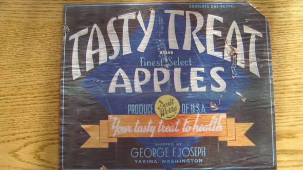 Tasty Treat Fruit Crate Label