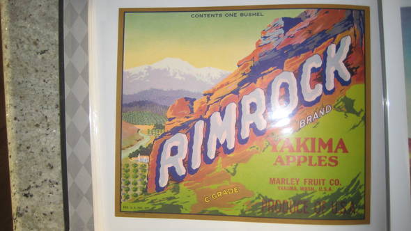 Rimrock Fruit Crate Label