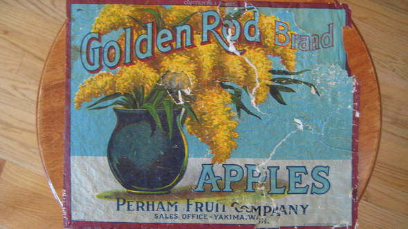 Golden Rod Shelly Morgan Fruit Crate Label