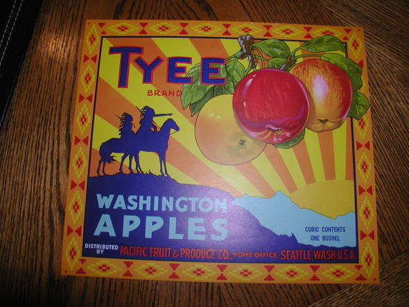Tyee Fruit Crate Label