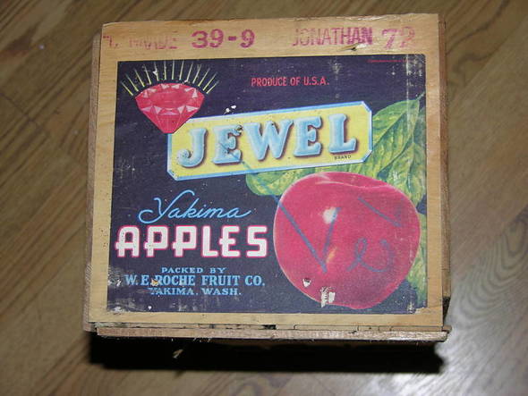 Jewel 1/2 bushel Fruit Crate Label