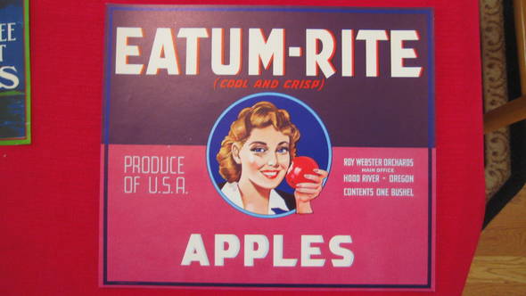 Eatum Rite Fruit Crate Label