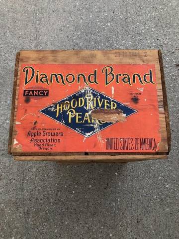 Diamond Fancy Orange Fruit Crate Label