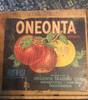 Oneonta 40LB Blue Lettering