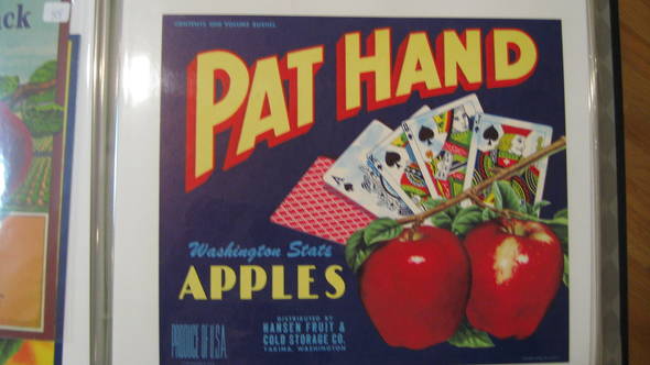 Pat Hand Fruit Crate Label