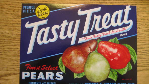 Tasty Treat Fruit Crate Label