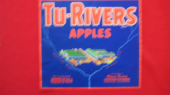 Tu Rivers Fruit Crate Label