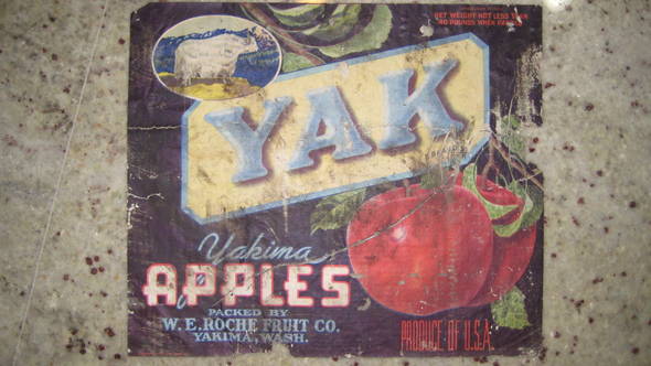 Yak 40# Fruit Crate Label