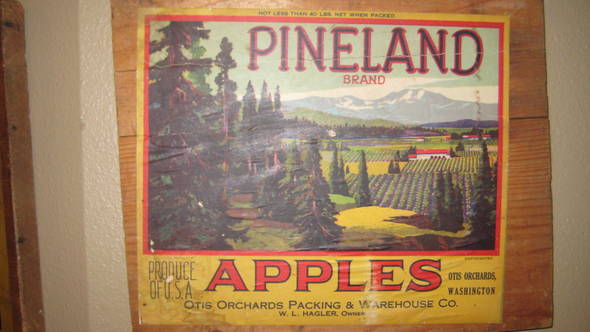 Pineland Fruit Crate Label
