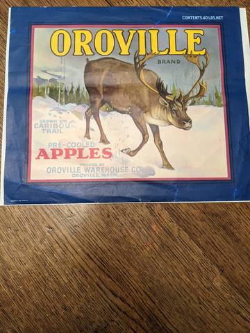 Oroville Fruit Crate Label