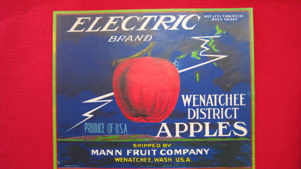 Electric Fruit Crate Label