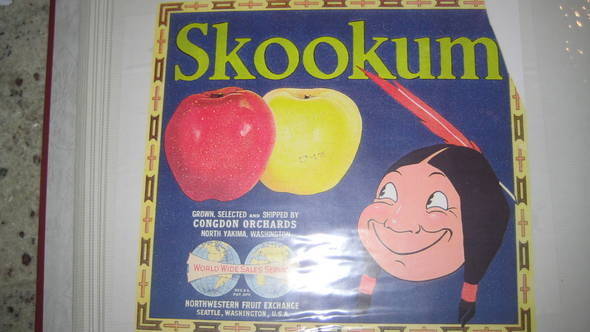 Skookum Early Congdon Fruit Crate Label