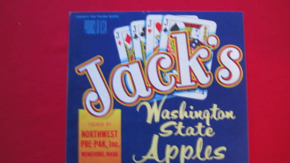 Jacks Fruit Crate Label