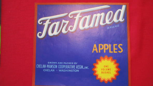 Far Famed Fruit Crate Label