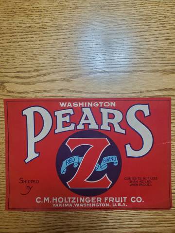 Regal Red Fruit Crate Label