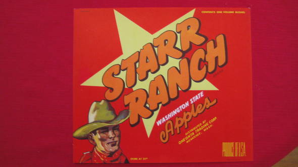 Starr Ranch Fruit Crate Label