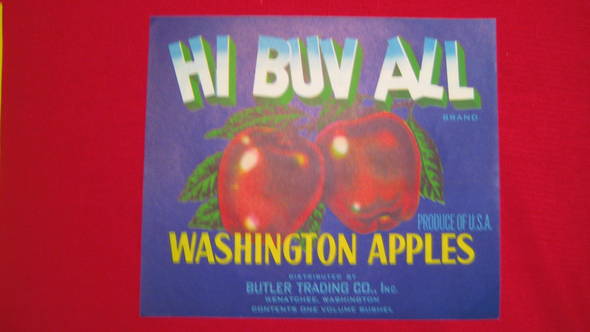 Hi Bov All Fruit Crate Label