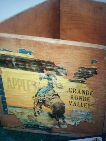 Buckaroo Blue Mountain Fruit Fruit Crate Label