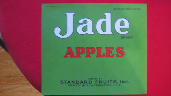 Jade Fruit Crate Label