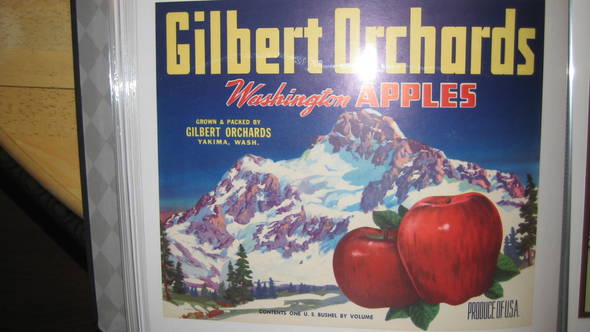 Gilbert Orchards Fruit Crate Label
