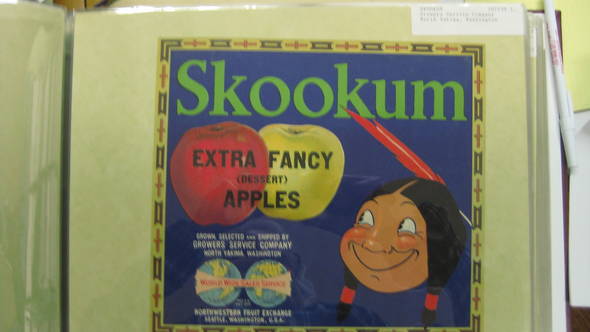 Skookum Early Growers Service Fruit Crate Label
