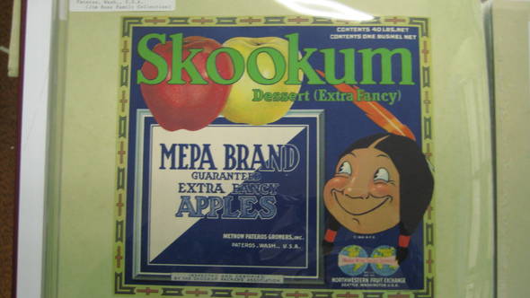 Skookum MEPA Fruit Crate Label