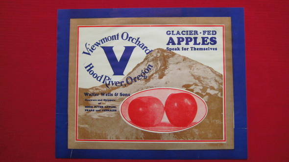 Viewmont Fruit Crate Label