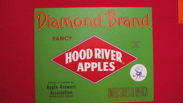 Diamond Fruit Crate Label